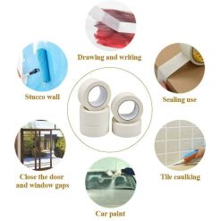 Alternative view of 5 ROlls Masking Tape Adhesive Paint Masking Tape Multi-Purpose Strong Sticky Tape For Painting, Industry, Decorating,