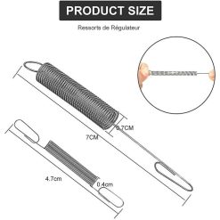 Alternative view of Governor Spring, 4 pcs Governor Springs For Engines 692211 691859 Governor Spring Lawn Mower Speed Regulation