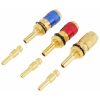 Water cooled welding torch connectors, M8, 3 pack