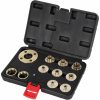 Router template guide kit, 11 pieces imperial brass