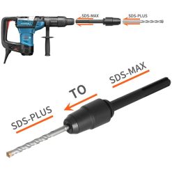 Alternative view of Sds Max To Sds Plus Adapter For ROtary Hammers, Sds Max To Sds Plus Drill Quick Change Tool, Chuck Adapter Quick Change