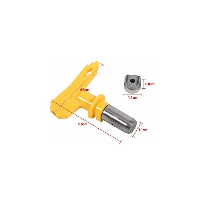 Airless 311 Universal Paint Spray Gun - Professional High Pressure Electric Spray Gun - Machine Tip - Wear-Resistant 2 Airless 311 Universal Paint Spray Gun - Professional High Pressure Electric Spray Gun - Machine Tip - Wear-Resistant - Image 2