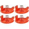 Spool caps and springs for Black+Decker RC-100-P trimmers