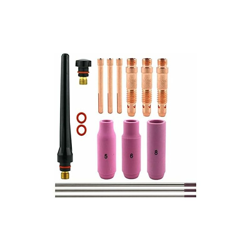 Tig Welding Accessories Wp-26 Argon Arc Welding Equipment Adapter Sleeve Shell Ceramic Nozzle For Tig Welding Gun 1 Tig Welding Accessories Wp-26 Argon Arc Welding Equipment Adapter Sleeve Shell Ceramic Nozzle For Tig Welding Gun