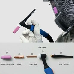 Alternative view of Tig Welding Accessories Wp-26 Argon Arc Welding Equipment Adapter Sleeve Shell Ceramic Nozzle For Tig Welding Gun