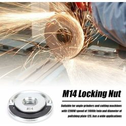 Alternative view of Angle Grinder Nuts Lock Nuts Angle Grinder Accessory Quick Utility Clamping Tool M14 14Mm Fit