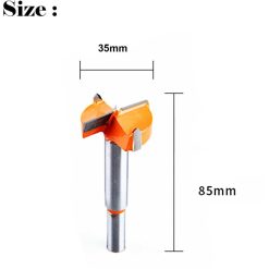 Alternative view of 35Mm High Speed Hex Shank Hole Saw Cutter For Woodworking Hinge Hole Drilling 1Pc
