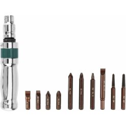 Alternative view of Impact Screwdriver Set, Impact Driver + Adapter + Bits, 12 Pieces, 1/2"