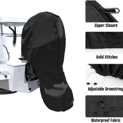 Alternative view of 600D Oxford Outboard Motor Cover 175–225HP Waterproof