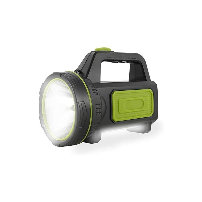 Rechargeable LED Flashlight with Side Light, 1000m Beam 2 Rechargeable LED Flashlight with Side Light, 1000m Beam - Image 2