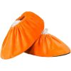 5 Pairs Orange Adult Overshoe Covers, Size 37 to 43