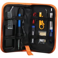 Alternative view of 60W Soldering Iron Kit 200 to 450 C with Tips Pump Wire Cutter Stand and Tool Case