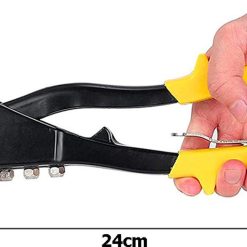 Alternative view of Rivet gun - Blind riveting tool - Pop rivet gun - with 4 tips for 2.4 mm, 3.2 mm, 4.0 mm, and 4.8 mm