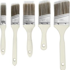 Alternative view of 5-Piece Professional Paint Brush Set - Paint brushes - brush set - Paint brushes - Brushes - Paint brushes with wooden handle - Wall paint - Wall paint brushes - Brush - Painting / Painting supplies - for paint, glue and DIY jobs