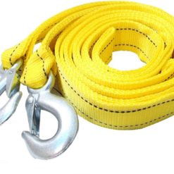 Tow rope Tow strap Tow rope car - 4 m 5000KG - nylon and steel - yellow