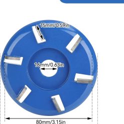 Alternative view of Wood router, wood milling, stump grinder angle grinder wood router 6 teeth chainsaw