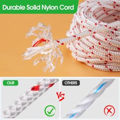 Alternative view of Replacement Starter Pull Cord (3.5mm) — 10 Meters (10M) — Compatible with Husqvarna, STIHL, and Craftsman