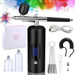 Wireless Airbrush Machine with USB Charging, 3 Speed Modes
