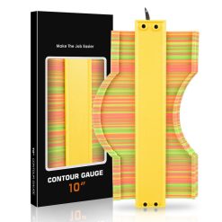 Contour irregular shape ruler contour gauge copy ruler with lock woodworking measurement shape ruler arc ruler, 10 inch