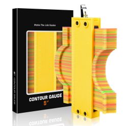Alternative view of Contour irregular shape ruler contour gauge copy ruler with lock woodworking measurement shape ruler arc ruler, 10 inch