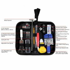 Alternative view of Glam Hobby Lightweight Watch Repair Tools & Kits with Carrying Case & Hammer, 147 Pieces