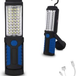 Rechargeable LED Work Light with Magnetic Base and Hanging Hook