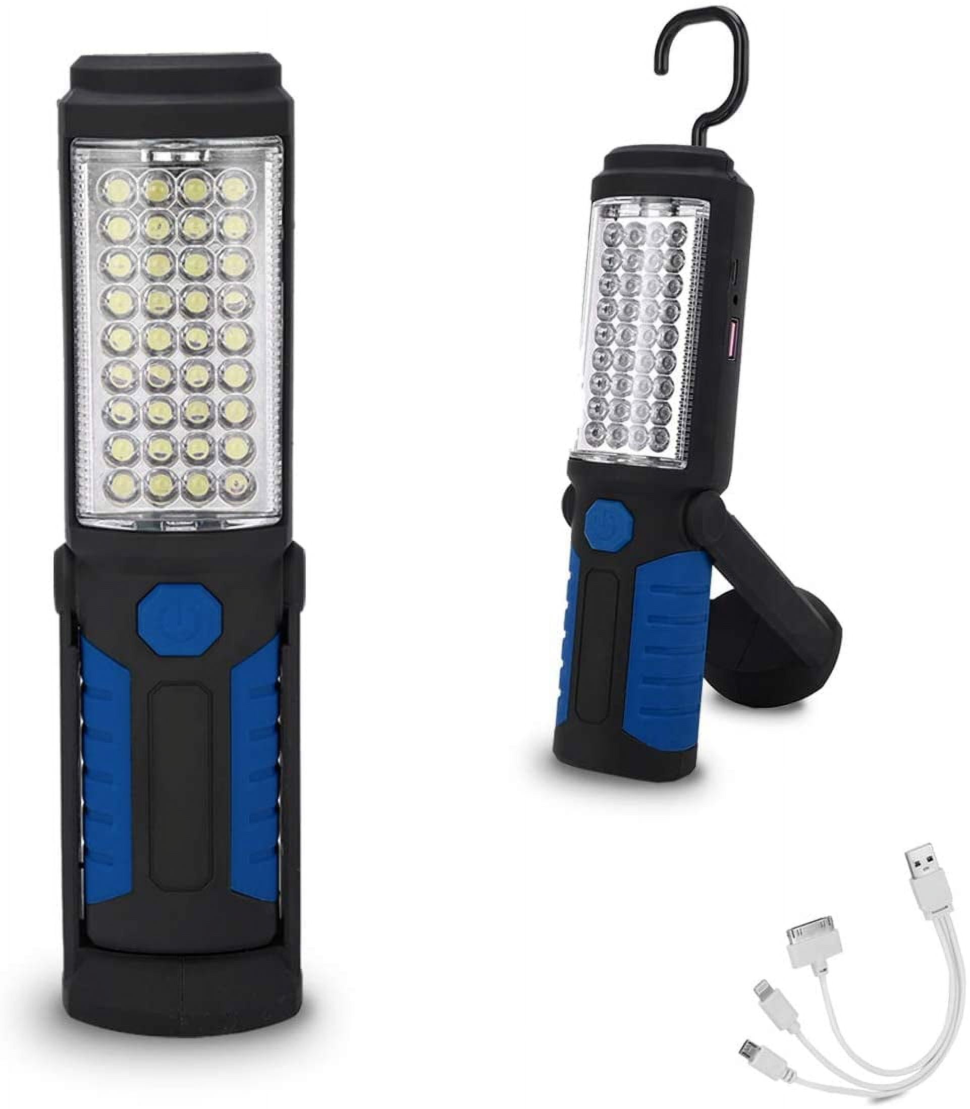 Rechargeable LED Work Light with Magnetic Base and Hanging Hook 1 Rechargeable LED Work Light with Magnetic Base and Hanging Hook