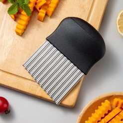 JWDX Crinkle Chopper, Wavy Potato Soap Cutting Tool French Fry Slicer Stainless Steel Blade Wooden Handle Serrator Chopping Knife A 9 V1189 LWWAL 20260325 01842 202603290430 04