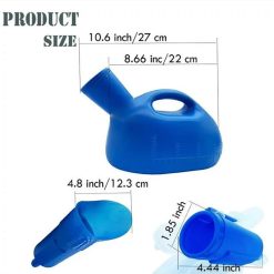 Alternative view of Portable urinal bottle 2000 ml, spill-proof, unisex