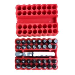 Alternative view of Clearance! JWDX Drill, Drill Bit Promotion, Electric Screwdriver Combination Suit Hexagonal Slotted Opening Various Styles Multi Size Screwdriver 33 Pieces Set A