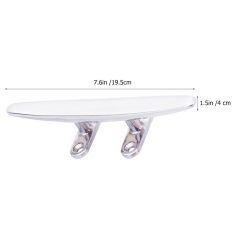 Alternative view of Marine Grade Stainless Steel Boat Cleat 8 Inch