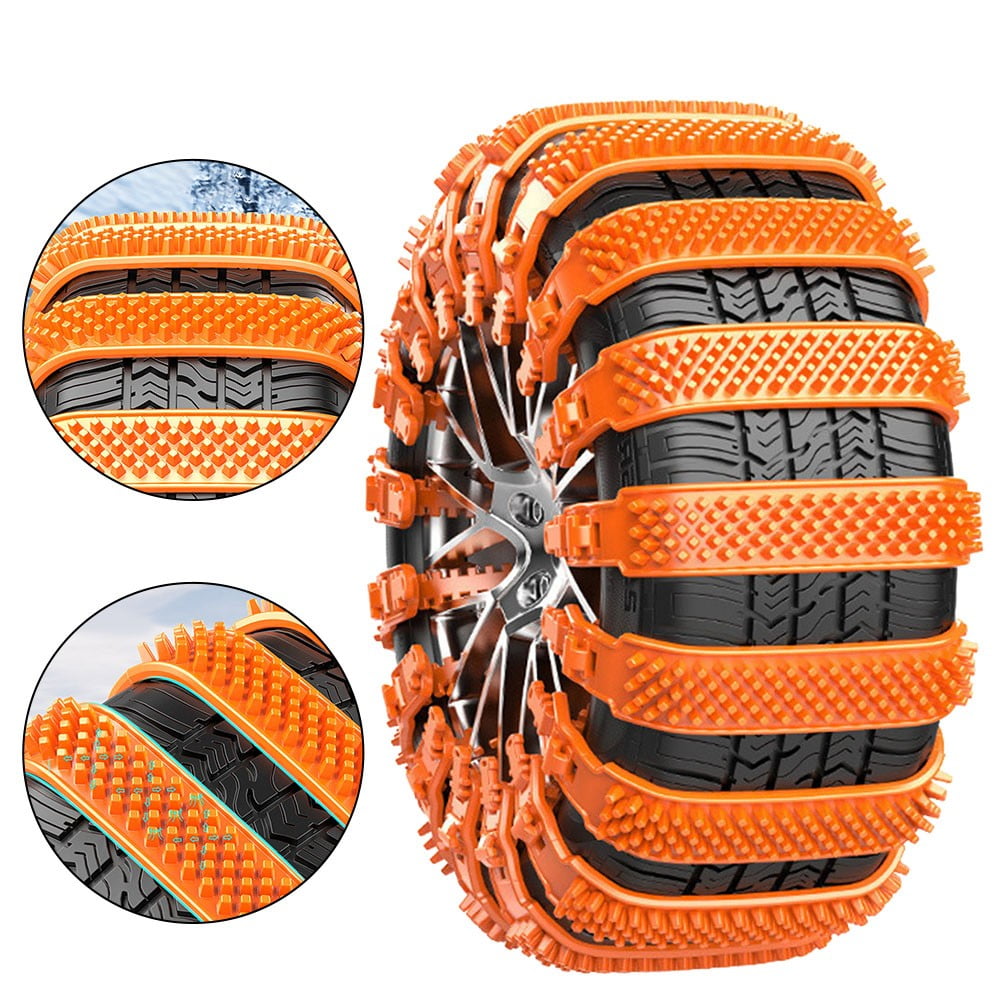 10Pcs Chain Auto Winter Tire Wheels Chains Anti Skid Chains For Car Truck Suv 4 10Pcs Chain Auto Winter Tire Wheels Chains Anti Skid Chains For Car Truck Suv - Image 4