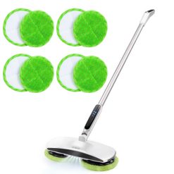 Alternative view of For Electric Mop Floating Mop Cleaning Floors Rotating Heads, Absorbent Mop Pads 1