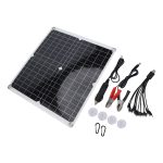 50W Solar Panel Kit 12V Trickle Charger