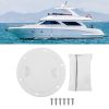 White Round ABS Marine Boat Inspection Hatch 4 Inch