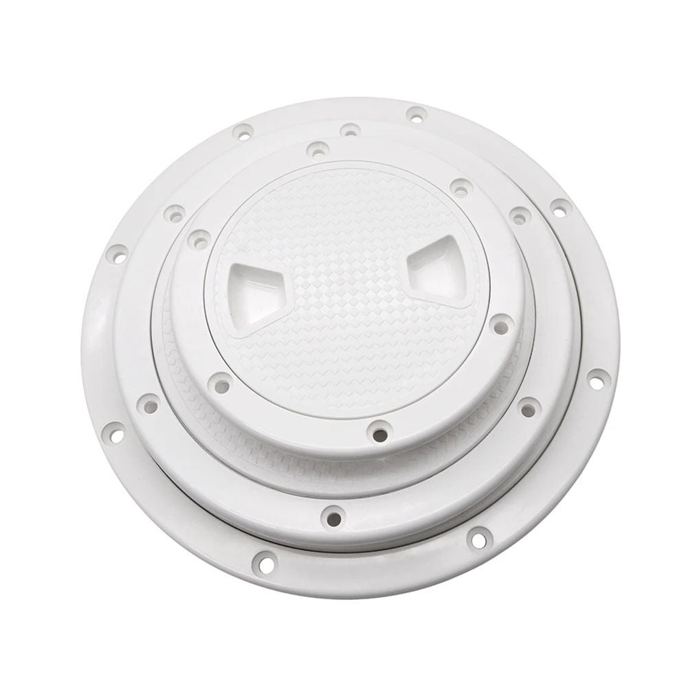 White round ABS marine inspection hatch with detachable cover 2 White round ABS marine inspection hatch with detachable cover - Image 2