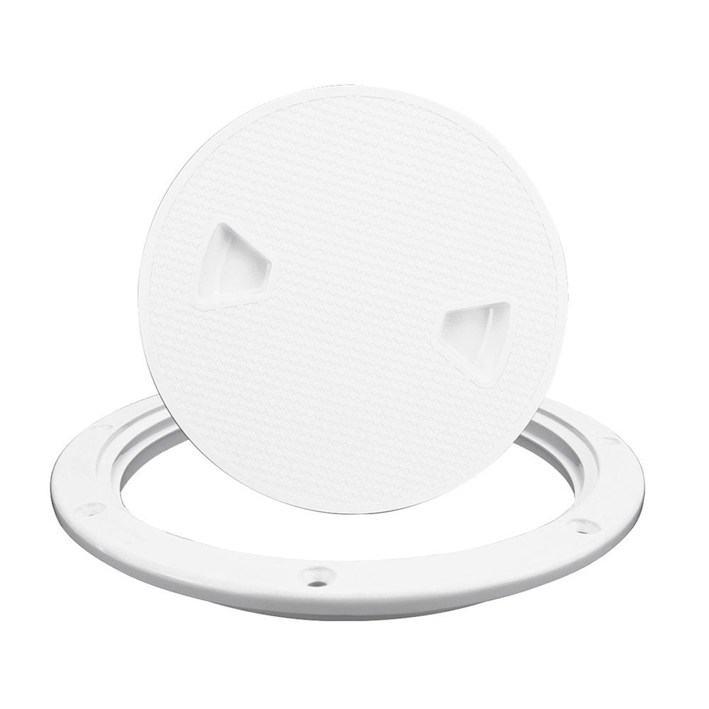 White round ABS marine inspection hatch with detachable cover 4 White round ABS marine inspection hatch with detachable cover - Image 4