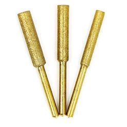 Alternative view of 12Pcs Diamond Chainsaw Sharpener, High Hardness Titanium Plated Burr Grinding