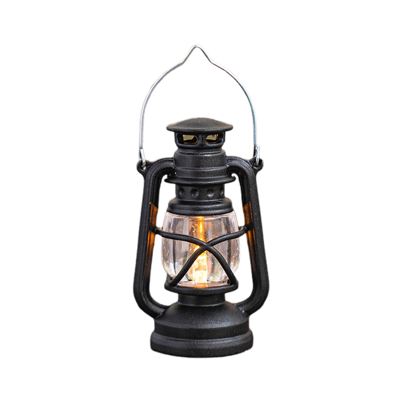 LED Hurricane Lantern with Dimmer, Warm White Battery Operated 2 LED Hurricane Lantern with Dimmer, Warm White Battery Operated - Image 2