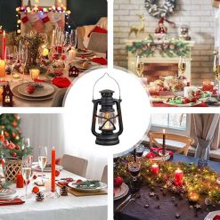 LED Hurricane Lantern with Dimmer, Warm White Battery Operated 11 V1189 LWWAL 20260401 05199 202604031316 05