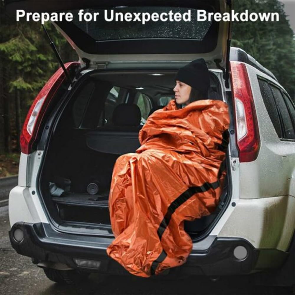 Emergency Sleeping Bag 84x36in Waterproof 5 Emergency Sleeping Bag 84x36in Waterproof - Image 5