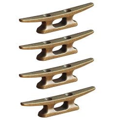 Bronze boat dock cleats 4 inch mooring set