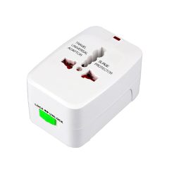 Alternative view of Universal Travel Power Adapter Converter Plug US EU AU to 12V 3A 36W Car Socket for Mini Fridge Fan Vacuum Cleaner Air Pump Heater Electronics Charging (110-240V Input)