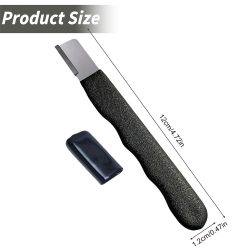 Alternative view of Gardening Tool Sharpener, Heavy Duty Gardening Scissors Sharpener, Quick Sharpener for Gardening PrunersKnives and Scissors, 1 Pcs, 4.72x0.47 4.72" x 0.47" Black*2