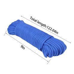 Alternative view of Paracord Rope,100 Foot 550lbs Paracord Polyester,7 Strand Core,Parachute 550 Cord Type III 7 Strand Paracord,Poly Strong Utility,All Purpose Utility Rope Camping Crafting Flag Pole Dark Purple