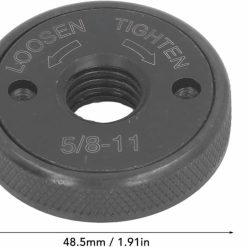 Alternative view of 5/8-11 Angle Grinder Flange Nut,Fast Self-Locking Flange for Portable Polishing & Grinding Machines,Ideal for DIY Projects and Professional Metal/Non-Metal Surface Finishing,Durable