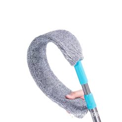 Retractable Gap Dust Cleaner Cleaning Tools with Extension Pole,Long Handle 48.5 inches Washable and Retractable Duster Brush for Cleaning Under Appliances Furniture Couch Fridge(Z1-Grey) Z1-Grey