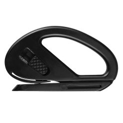 Wrapping Paper Cutter, Sliding Gift Wrap Cutter for Wrapping, Retractable Utility Knife, Paper Cutting Tool for Christmas, Holidays, and Birthdays, 1 Pcs, 3.93x2.24 3.93" x 2.24" Black