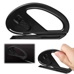 Alternative view of Wrapping Paper Cutter, Sliding Gift Wrap Cutter for Wrapping, Retractable Utility Knife, Paper Cutting Tool for Christmas, Holidays, and Birthdays, 1 Pcs, 3.93x2.24 3.93" x 2.24" Black