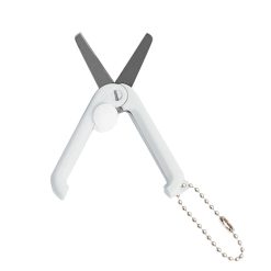 1 Pcs Mini Folding Scissors With Key Chain,1.85 Inch Keychain Scissors,Small Foldable Scissors,Portable Pocket Travel Scissors,Retractable Shears For Cutting, Scrapbooking, Crafting,(A,1.85x0.71 in) G